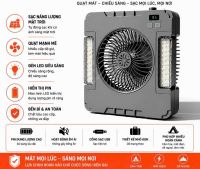 Quạt Bàn 350w 3in1 Solar
